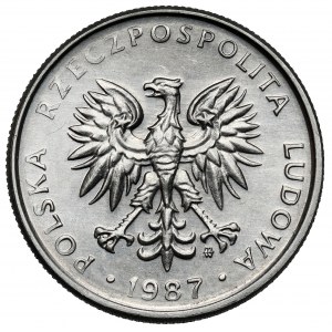 Destrukt 50 groszy 1987 - odwrotka