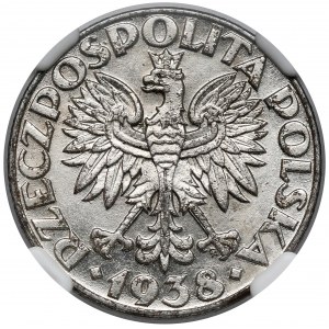 50 groszy 1938 - niklowane