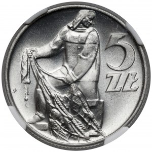 Rybak 5 złotych 1960