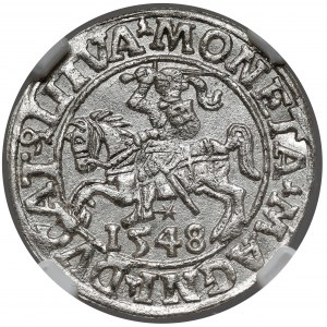Zygmunt II August, Półgrosz Wilno 1548