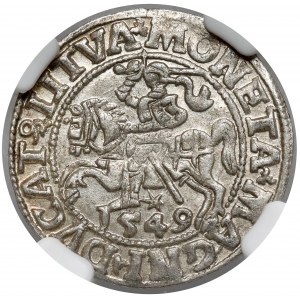 Zygmunt II August, Półgrosz Wilno 1549