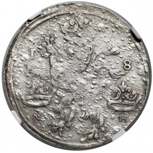 Karol X Gustaw, Ort Elbląg bez daty (1656) - z LWEM - rzadkość