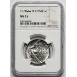 Rybak 5 złotych 1974
