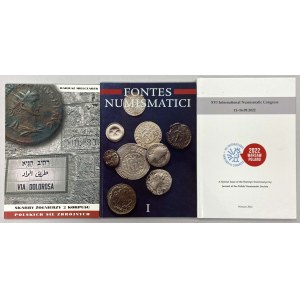 Skarby Żołnierzy 2 Korpusu Polskich Sił Zbrojnych; Fontes Numismatici i Kongres Numizmatyczny 2022 (3szt)