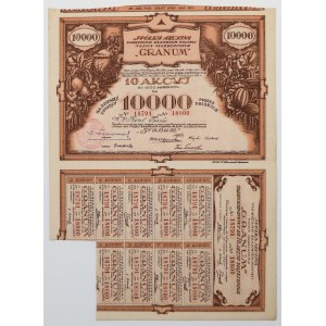 GRANUM Sp. Akc. Połączonych Krajowych..., Em.5, 10x 1.000 mkp - imienna