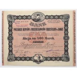 Bank Polskich Kupców i ..., Em.3, 500 mkp 1921