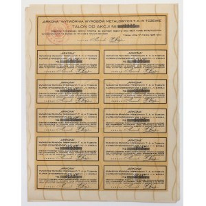 ARKONA Wytwórnia Wyrobów Metalowych, Em.1-4, 20 zł 1925
