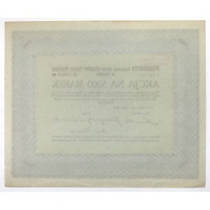 Tow. Akc. Wytwórni Maszyn Młyńskich MŁYNOTWÓRNIA, Em.5, 5.000 mk 1922