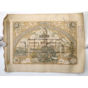 Warszawska Sp. Budowy Parowozów, Em.2, 500 mkp 1921