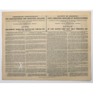 Grodzieckie Tow. Kopalń Węgla i Zakładów Przemysłowych, 187.5 rubli 1903