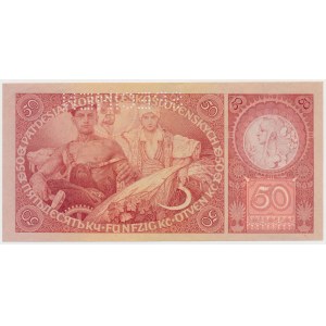 Czechoslovakia, 50 Korun 1929 - SPECIMEN