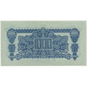 Czechoslovakia, 1.000 Korun 1944 - 2x SPECIMEN