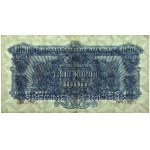 Czechoslovakia, 1.000 Korun 1944 - 2x SPECIMEN