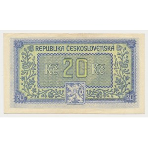 Czechoslovakia, 20 Korun (1945) - Perforated S