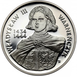 200.000 złotych 1992 Władysław III Warneńczyk - półpostać