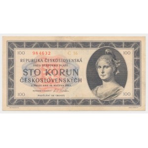 Czechoslovakia, 100 Korun 1945