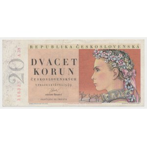 Czechoslovakia, 20 Korun 1949