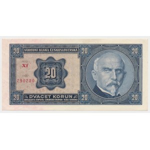 Czechoslovakia, 20 Korun 1926
