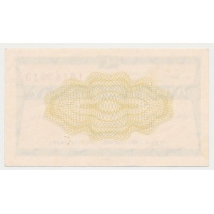 Czechoslovakia, TUZEX Commodity Voucher, 1 Koruna 1979