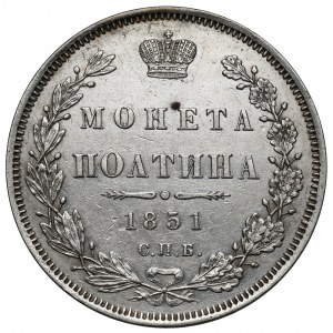 Rosja, Mikołaj I, Połtina 1851, Petersburg