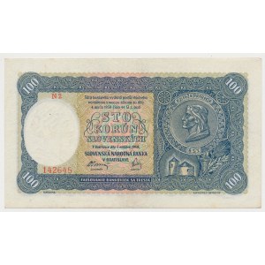 Slovakia, 100 Korun 1940