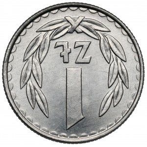 Destrukt 1 złoty 1984 - odwrotka