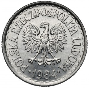 Destrukt 1 złoty 1984 - odwrotka