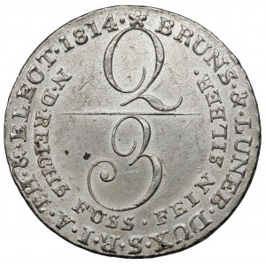 Hannover, Georg III, 2/3 talara 1814-C