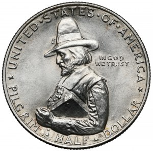 USA, 1/2 dolara 1920-D, Denver - Pilgrim Tercentenary