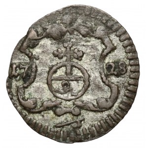 August II Mocny, Halerz 1728 IGS, Drezno
