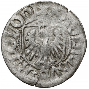 Kazimierz IV Jagiellończyk, Szeląg Gdańsk - krzyżyki - ex. Kałkowksi