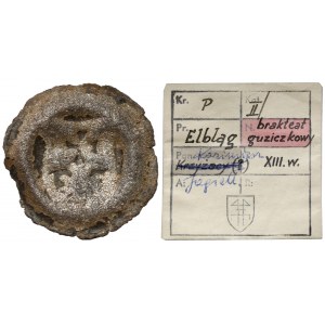 Kazimierz IV Jagiellończyk, Brakteat Elbląg - ex. Kałkowski
