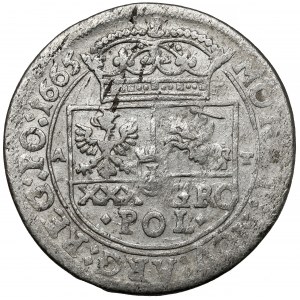 Jan II Kazimierz, Tymf Kraków 1665 AT