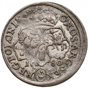 Jan III Sobieski, Szóstak Bydgoszcz 1680 - błąd IV zamiast VI