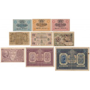 Italy, set of banknotes (9pcs)