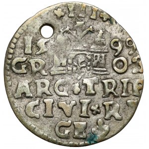 Zygmunt III Waza, Naśladownictwo trojaka Ryga 1599