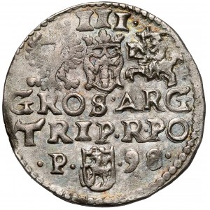 Zygmunt III Waza, Trojak Poznań 1598 - P z lewej