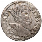 Zygmunt III Waza, Trojak Olkusz 1593 - ruszt z lewej - b.rzadki
