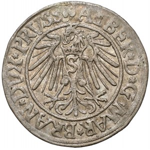Prusy, Albrecht Hohenzollern, Grosz Królewiec 1541 - długa broda