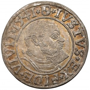 Prusy, Albrecht Hohenzollern, Grosz Królewiec 1541 - krótka broda