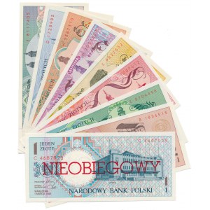 Miasta Polskie NIEOBIEGOWE - komplet