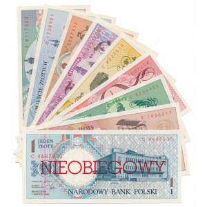 Miasta Polskie NIEOBIEGOWE - komplet