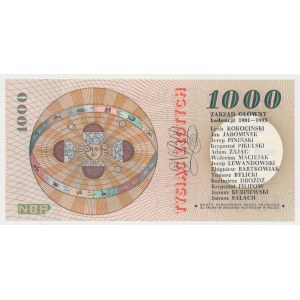 1.000 złotych 1965 - S - z nadrukiem okolicznościowym