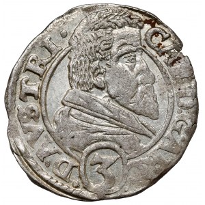 Śląsk, Karol Austriacki, 3 krajcary 1616, Nysa