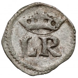 Śląsk, Ks. Wrocławskie, Ludwik Jagiellończyk, Halerz Wrocław - monogram LR