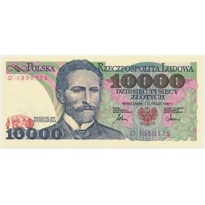 10.000 zł 1987 - D
