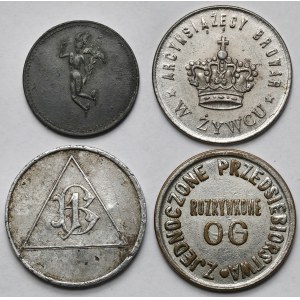 Zjazd Lekarzy 1933, Pół Bułki, Mleczarskie... - zestaw (4szt)