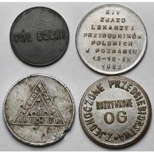 Zjazd Lekarzy 1933, Pół Bułki, Mleczarskie... - zestaw (4szt)