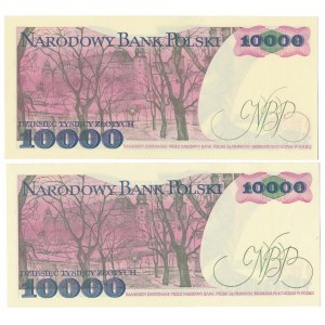 10.000 zł 1988 - BK i CT - zestaw (2szt)