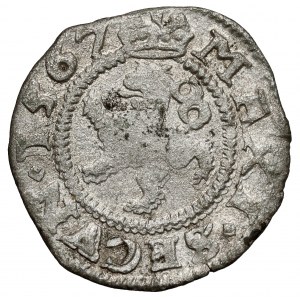 Czechy, Maksymilian II, Weiss-Pfennig 1567, Kuttenberg